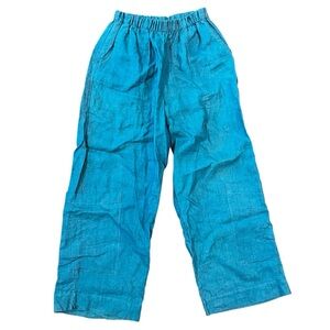 Winter Sun Linen Pull On Cargo Pants Size Medium